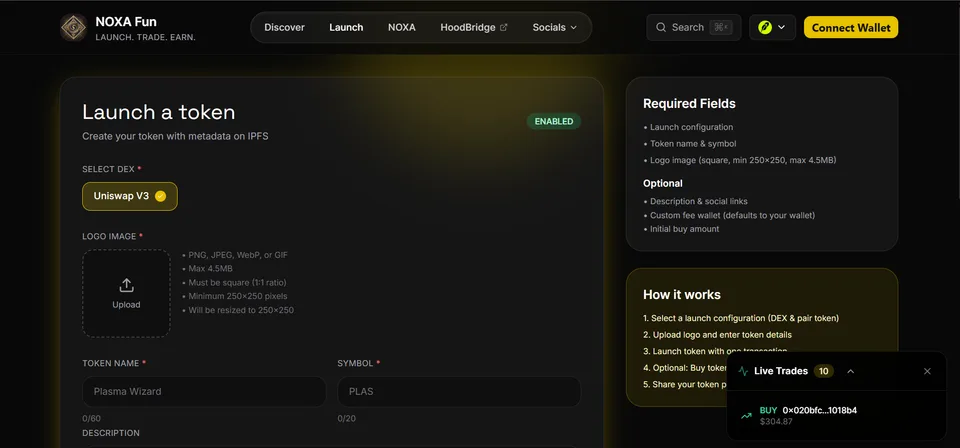 Noxa Launchpad
