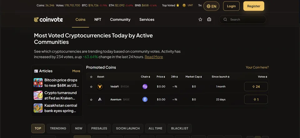 Coinvote